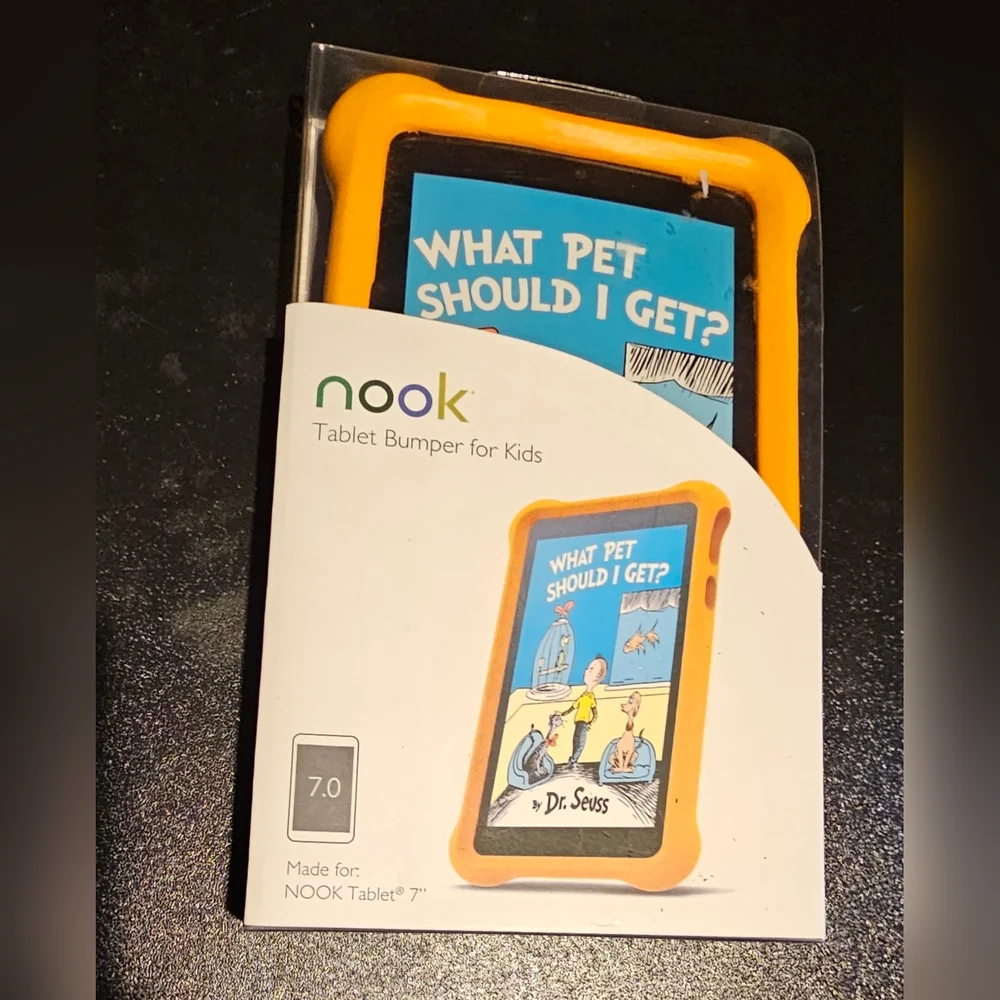 Nook Tablet Bumper - Pink,‎ Orange or Green